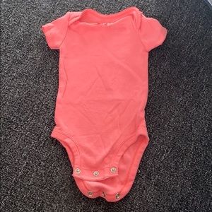 0-3 months Pink onesie
